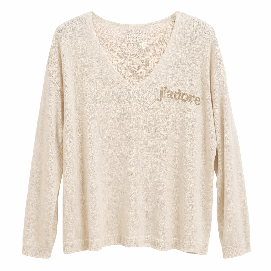 Pull léger "J'adore"