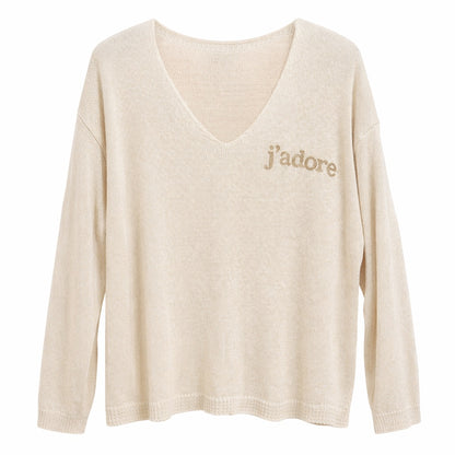 Pull léger "J'adore"