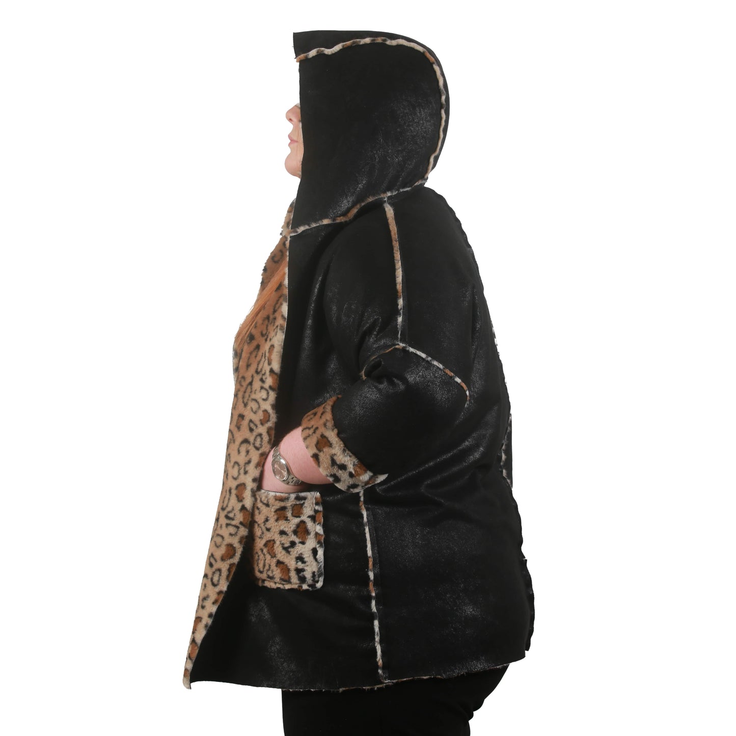 Veste Réversible Léopard