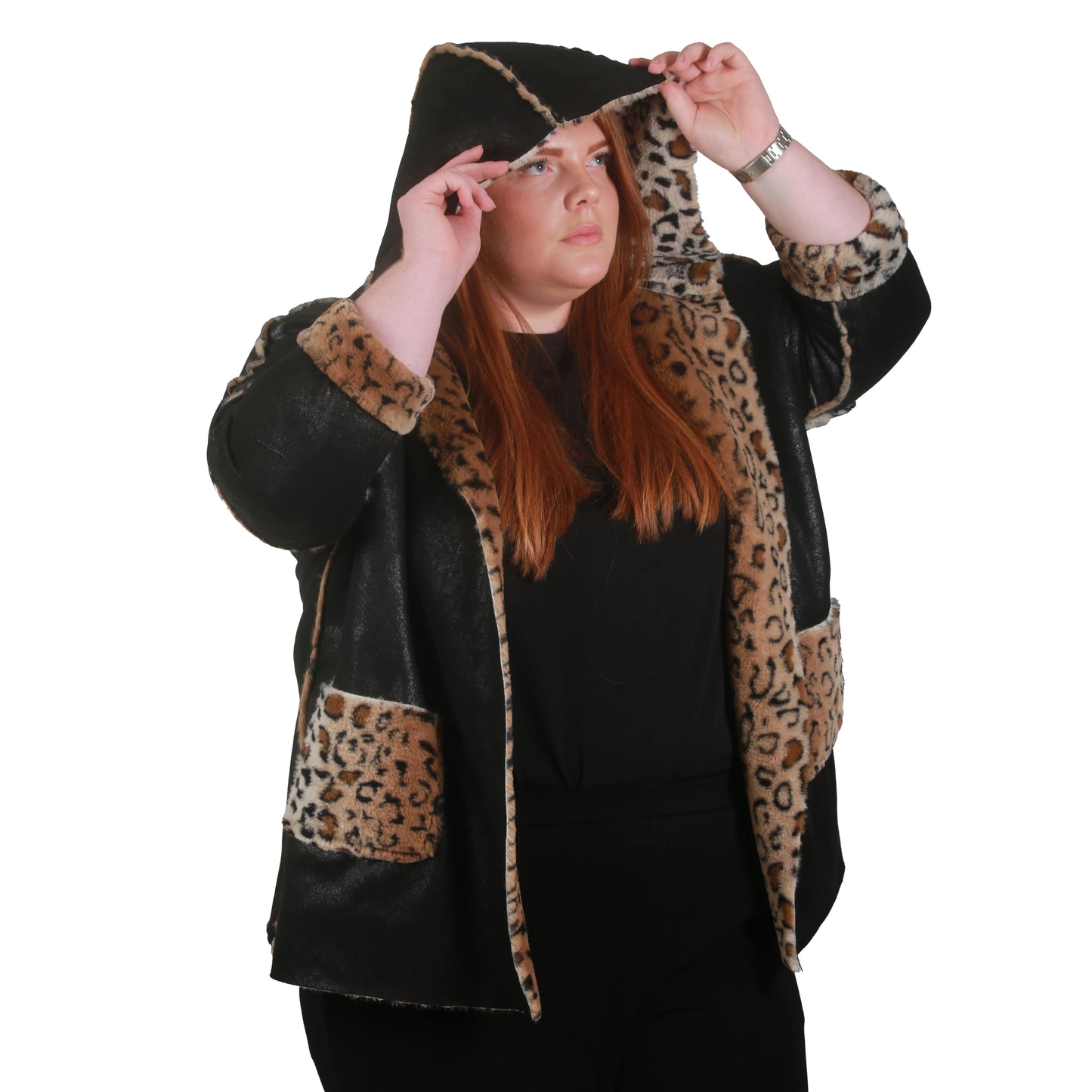 Veste Réversible Léopard