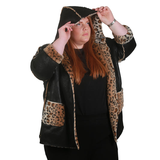 Veste Réversible Léopard