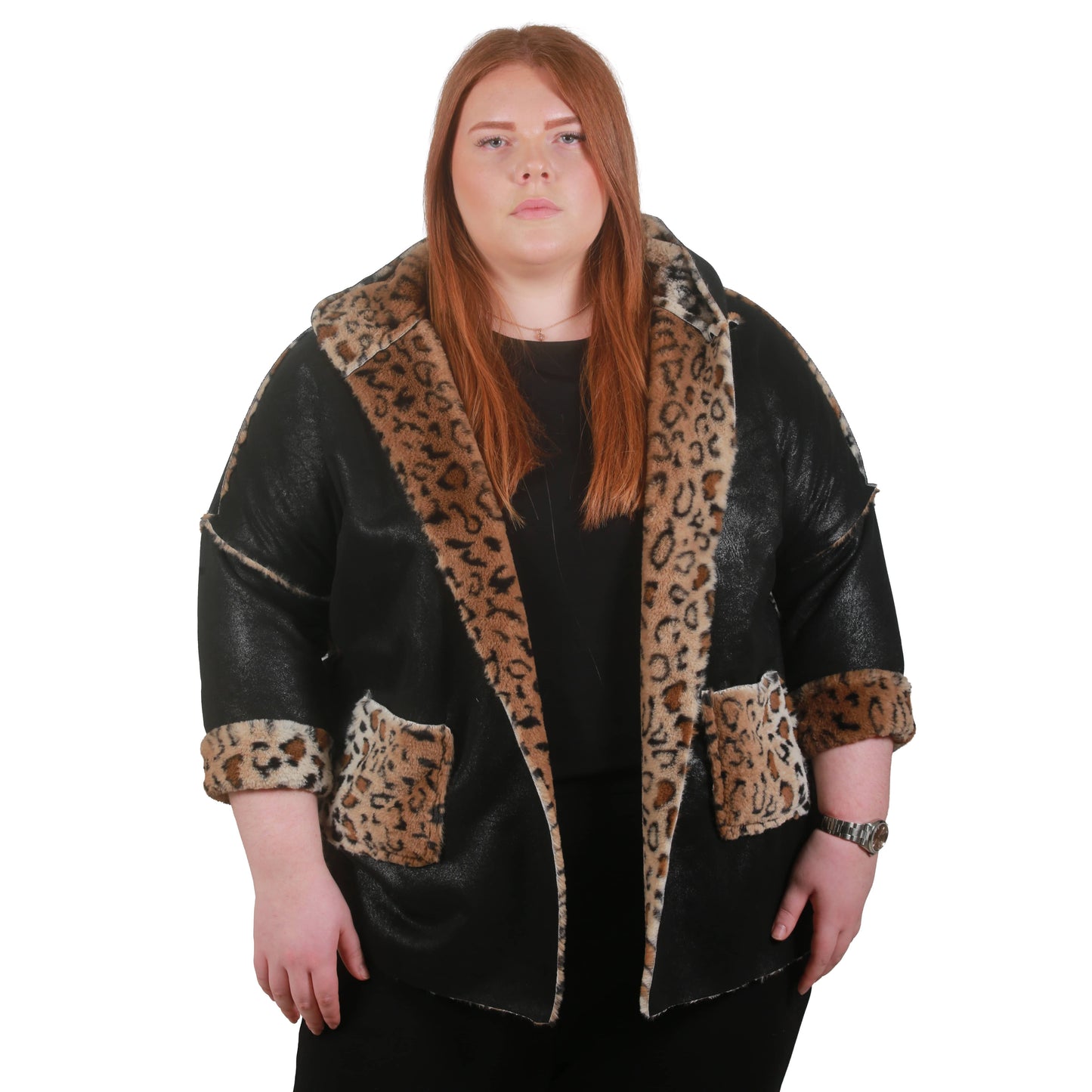 Veste Réversible Léopard